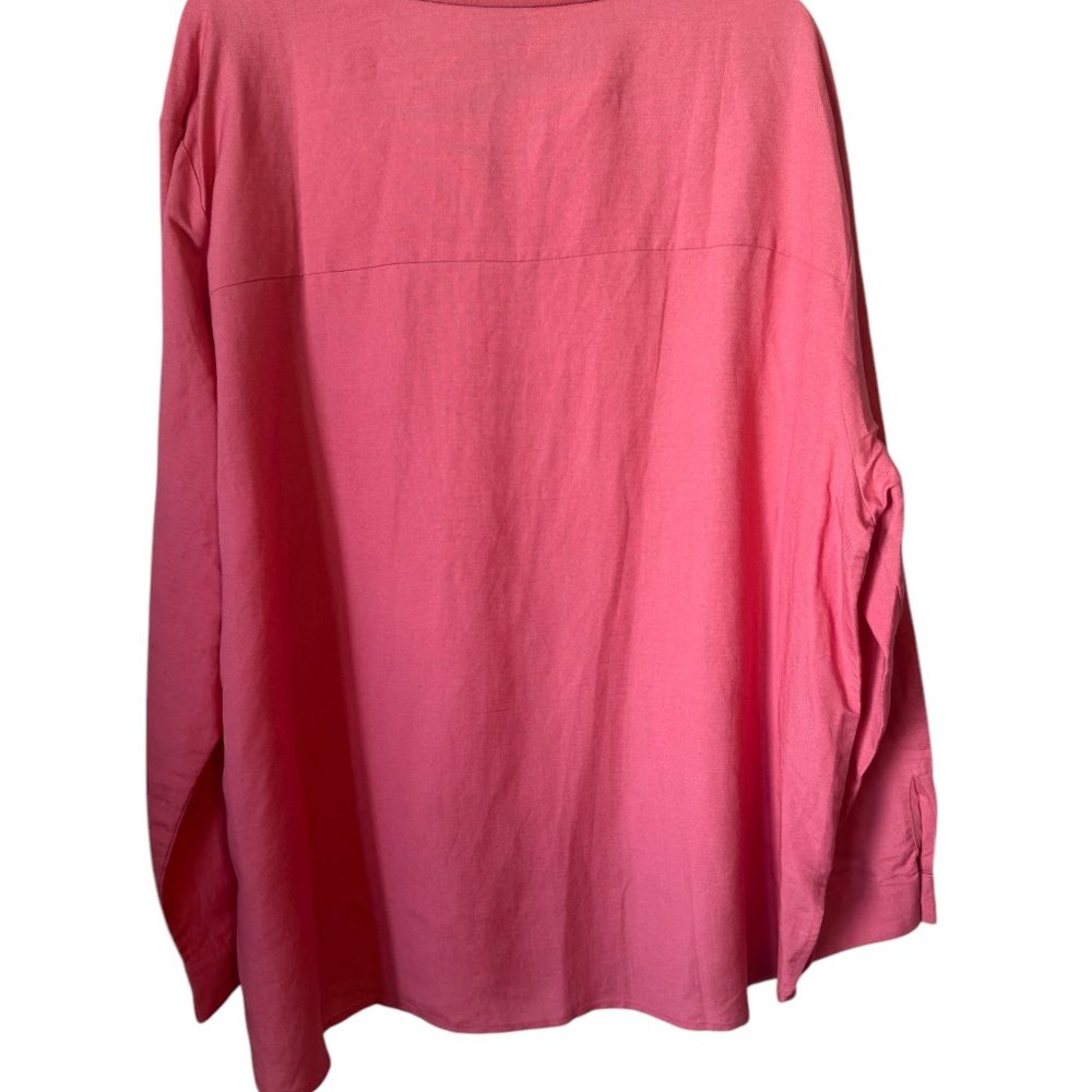 NWT DIALOGUE BUTTON FRONT TOP PLUS: 1X #T - Picture 4 of 10
